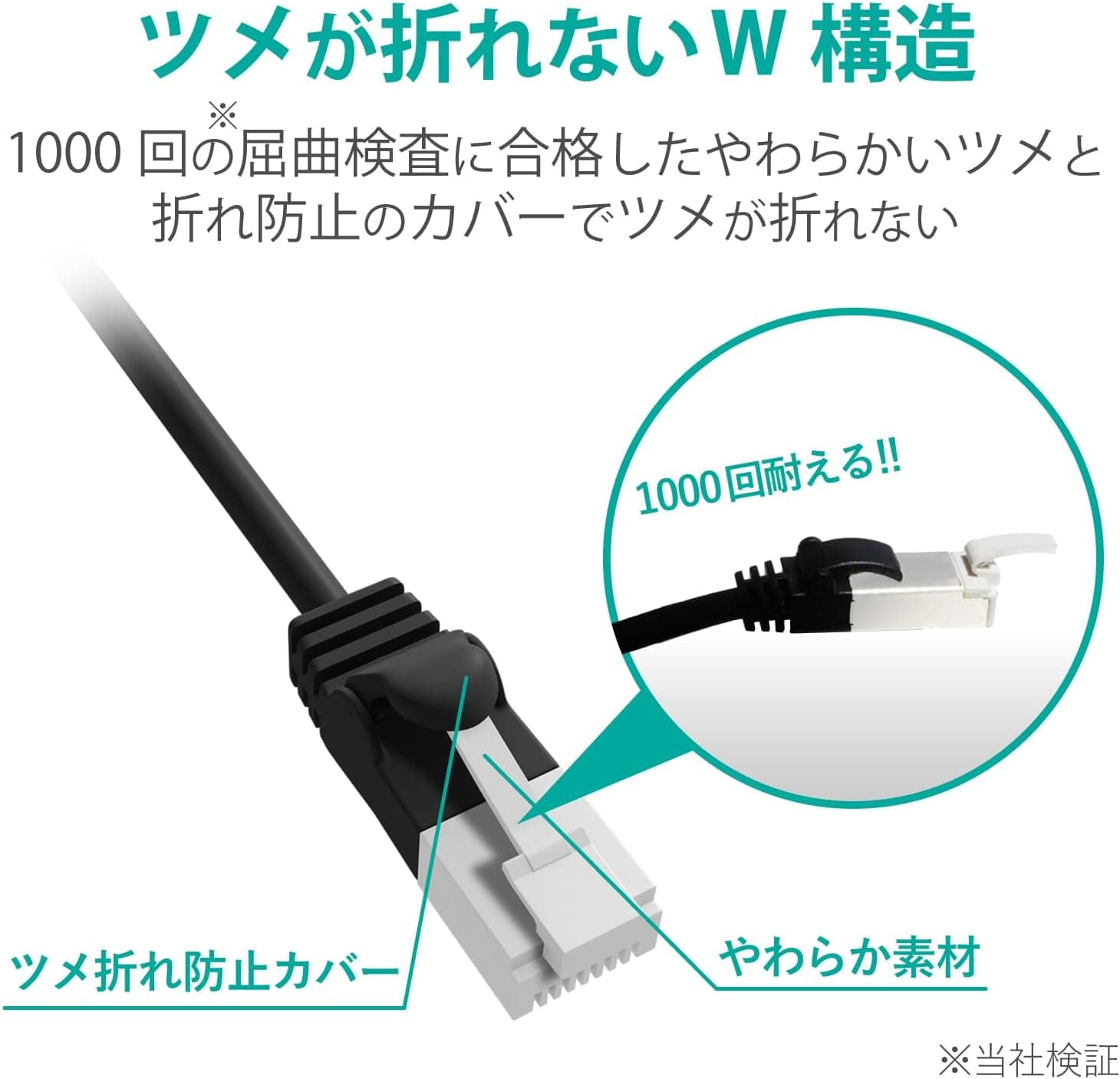 エレコム LANケーブル CAT6A 1m ツメが折れない爪折れ防止コネクタやわらかブラック ECLD-GPAYTBK10 (× 4)