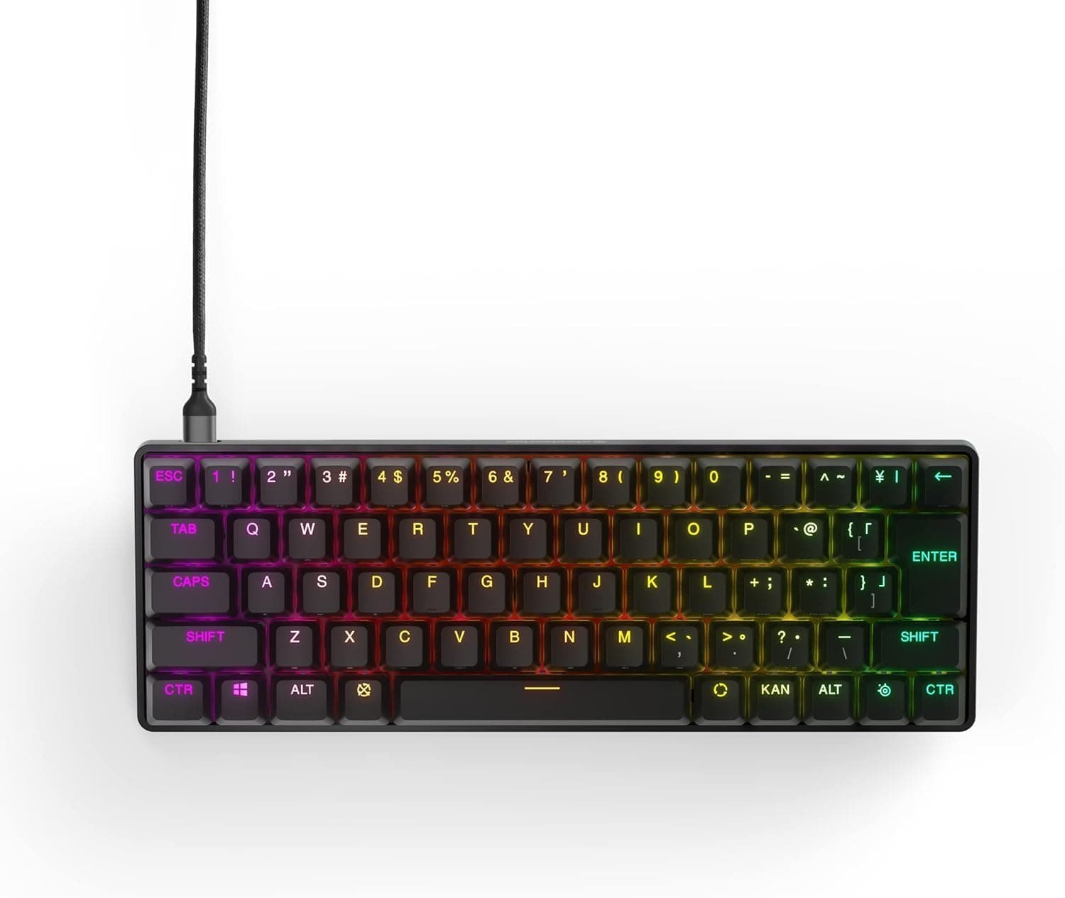 SteelSeries ゲーミングキーボードミニサイズ Apex Pro Mini JP 有線日本語配列 OmniPointスイッチ 2-in-1アクションキー 搭載 64825 ブラックメーカー保証対象外 [並行輸入品]