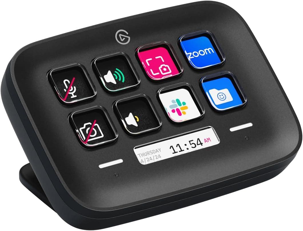 Elgato Stream Deck Neo (ブラック) – カスタマイズ可能なキー8個