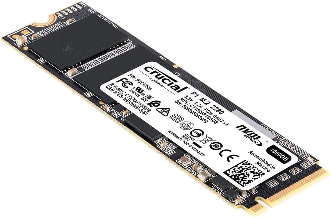 重要なP1 1TB 3D NAND NVMe PCIe M.2 SSD - CT1000P1SSD8