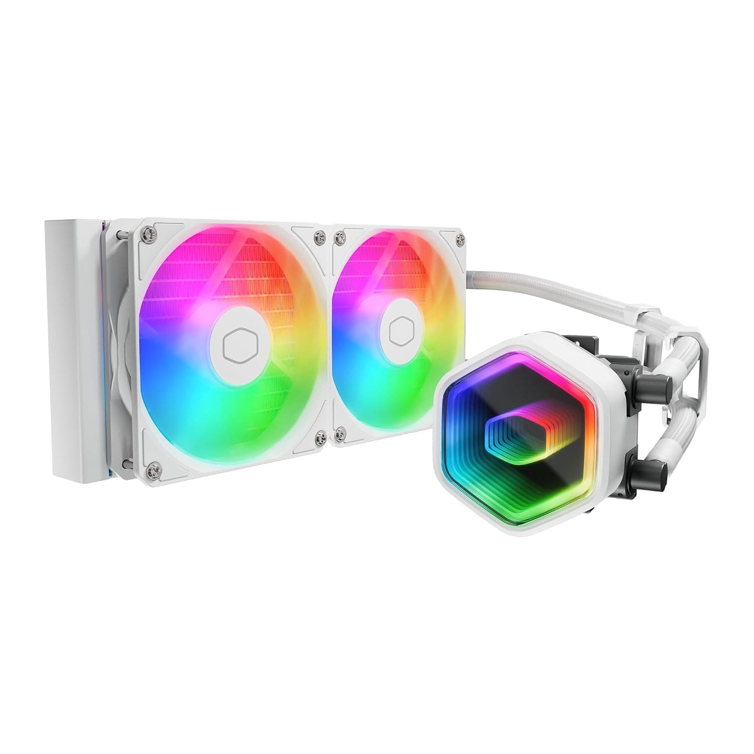 Cooler Master 240 Core II ホワイト AIO CPU 液体クーラー