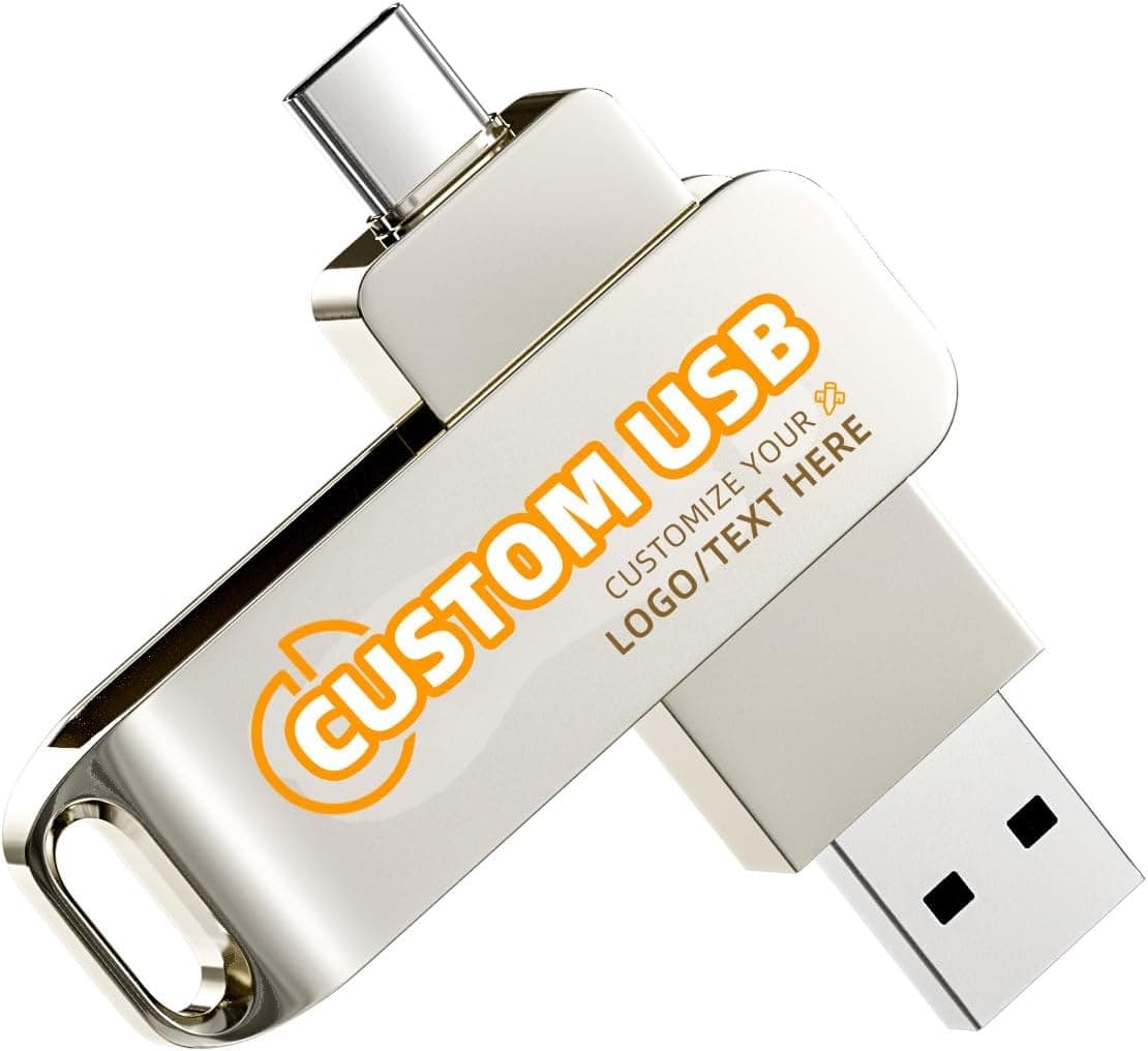 Bilious (ビリアス) カスタムカスタマイズUSB Cフラッシュドライブ 50パック 32GB