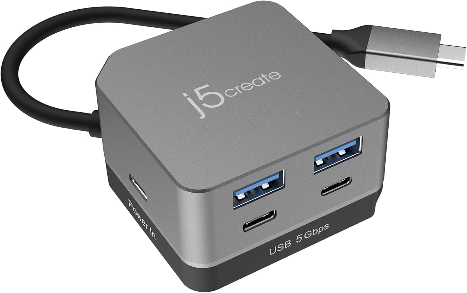 JCD361-EJ — Compact 6-in-1 USB-C Hub with 4K 144Hz HDMI and 100W PD