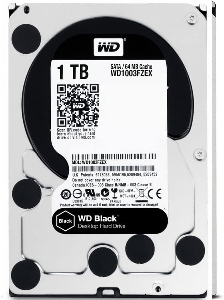 Western Digital HDD 1TB WD Black PCゲームクリエイティブプロ 3.5インチ内蔵HDD WD1003FZEX