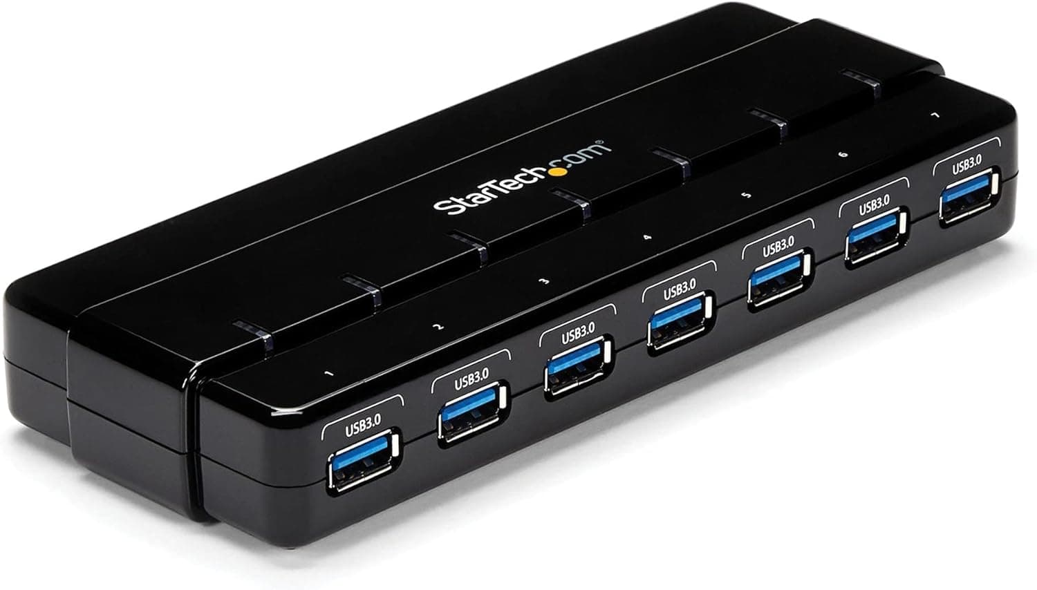 StarTech.com 7ポートUSB 3.0ハブ卓上用 ACアダプタとケーブル付属 ST7300USB3B