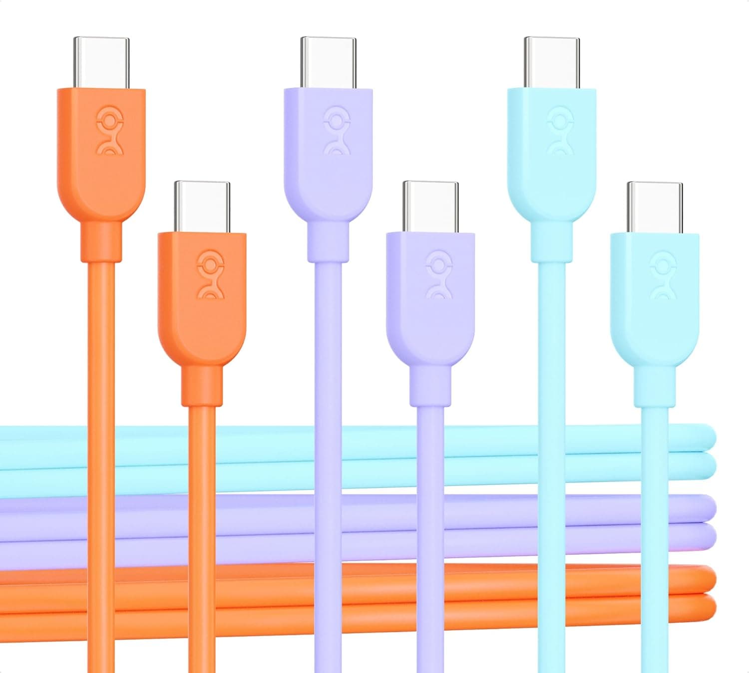 Cable Matters 3本セット USB C 充電ケーブル 1.8m 60W充電 3色