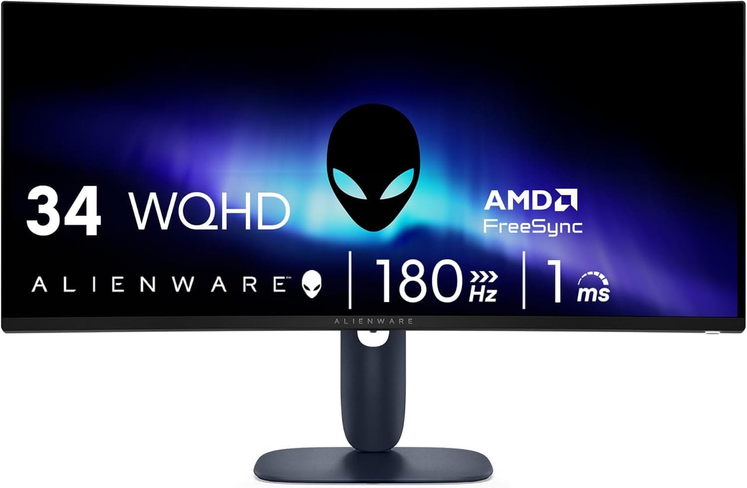 Alienware 34カーブゲーミングモニター – AW3425DWM - 34インチ WQHD 180Hz 1msディスプレイ