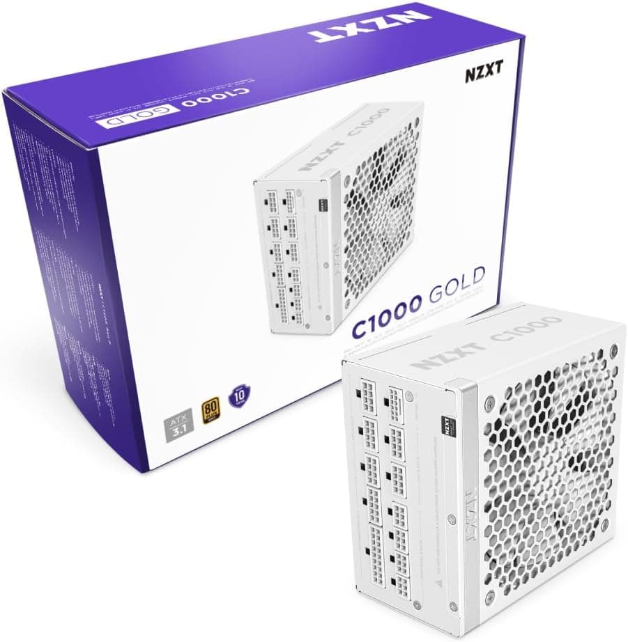 NZXT C1000 Gold ATX 3.1 完全モジュラー PC ゲーム用電源