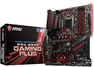 MSI MPG Z390ゲームプラスLGA1151（Intel 8thおよび9th Gen）M.2 USB 3.1 Gen 2 DDR4 HDMI DVI CFX ATX Z390ゲーム用マザーボード