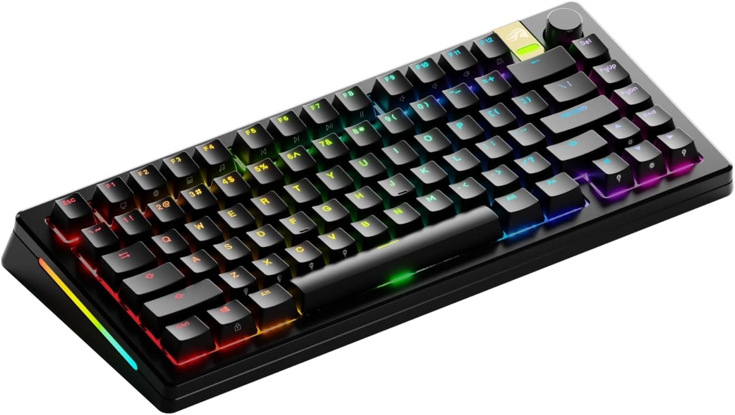 Glorious GMMK 3 PRO HE 75% Prebuilt Wireless Black 無線ゲーミングキーボード 英語配列 GLO-KB-GMMK3-PRO-75-PB-HE-WL-BLK-US KB0841
