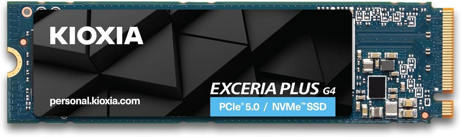 KIOXIA EXCERIA PLUS G4 – 2TB M.2 2280 NVMe SSD – PCIe 5.0 最大1