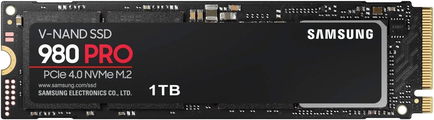 Samsung 980 PRO 1TB PCIe 4.0 NVME M.2 SSD (MZ-V8P1T0BW)