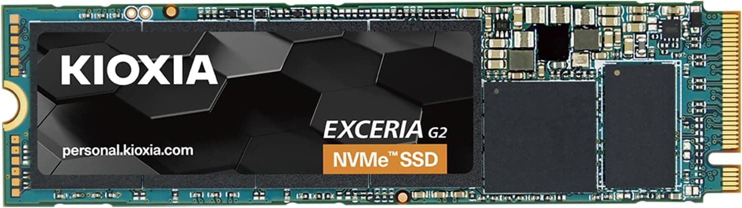 キオクシア KIOXIA 内蔵 SSD 1TB NVMe M.2 Type 2280 PCIe Gen 3.0×4 国産BiCS FLASH TLC 搭載国内正規代理店5年保証 EXCERIA G2 SSD-CK1.0N3G2