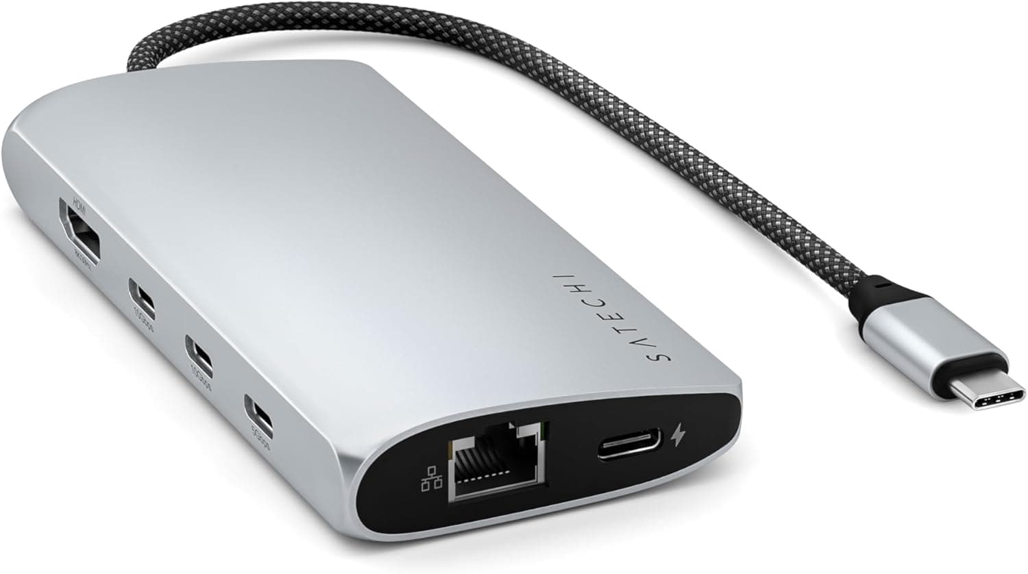 Satechi 8 in 1 USB C ハブ マルチポートアダプター V3