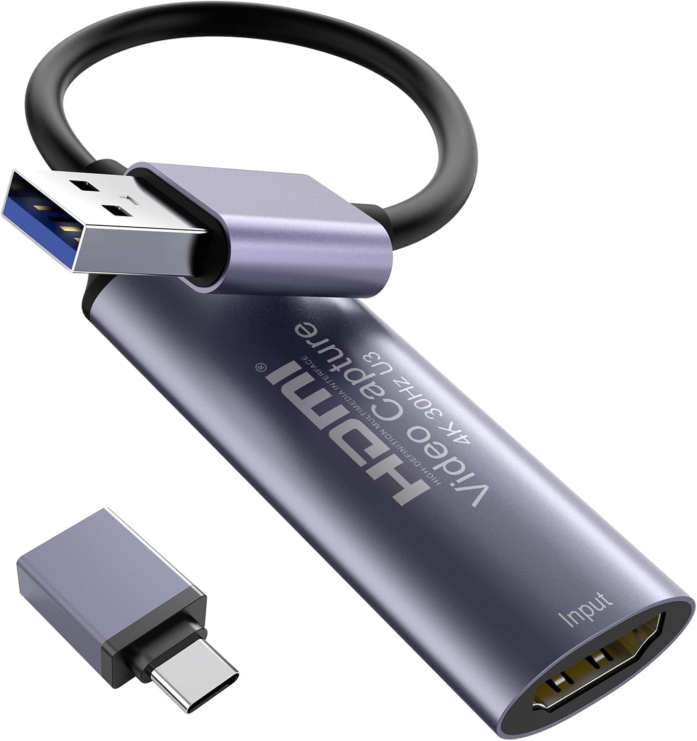 Dbilida ビデオキャプチャカード YUY2 1080P 60FPS USB 3.0 HDMI to USB A