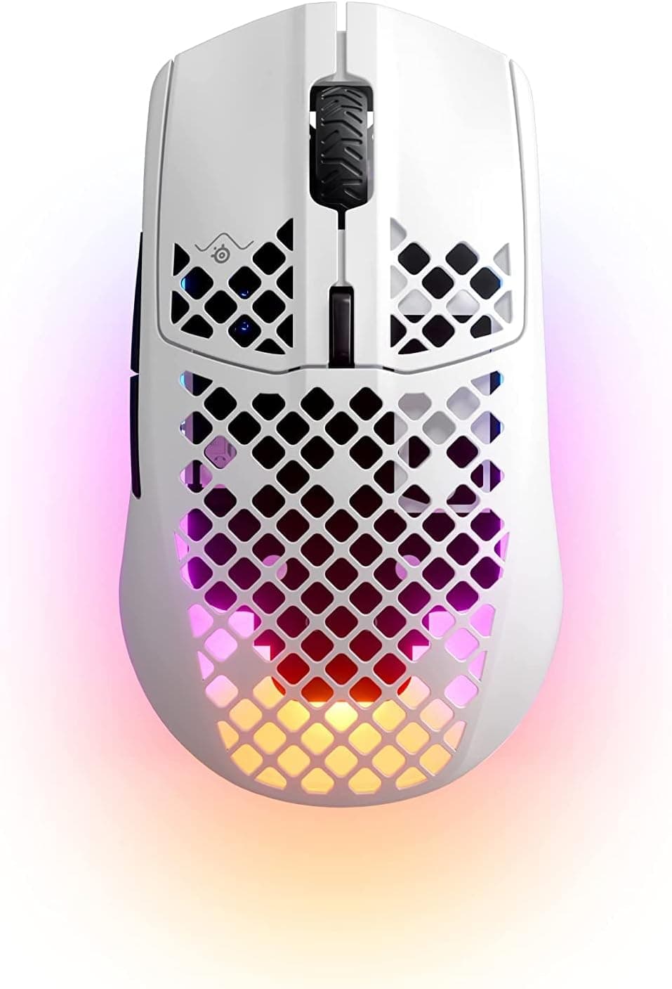 SteelSeries ゲーミングマウス無線 Aerox 3 Snow Wireless 超軽量 TRUEMOVE AIRセンサー搭載 Quantum Wireless 2.0テクノロジー IP54規格防水防塵