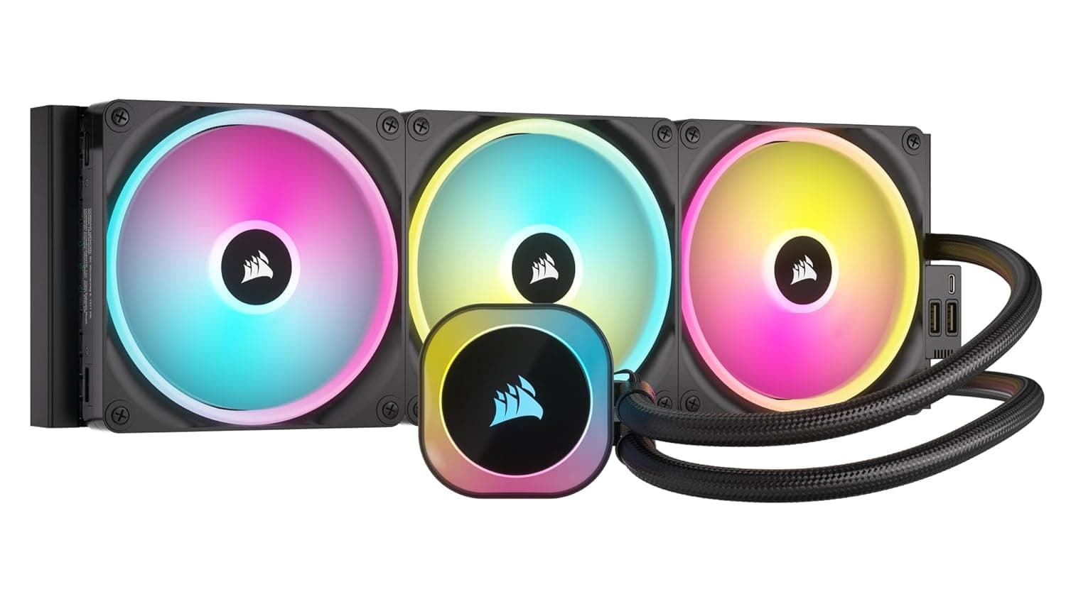 CORSAIR iCUE Link H170i RGB リキッドCPUクーラー - 420mm AIO - QX140 RGBファン - Intel LGA 1700
