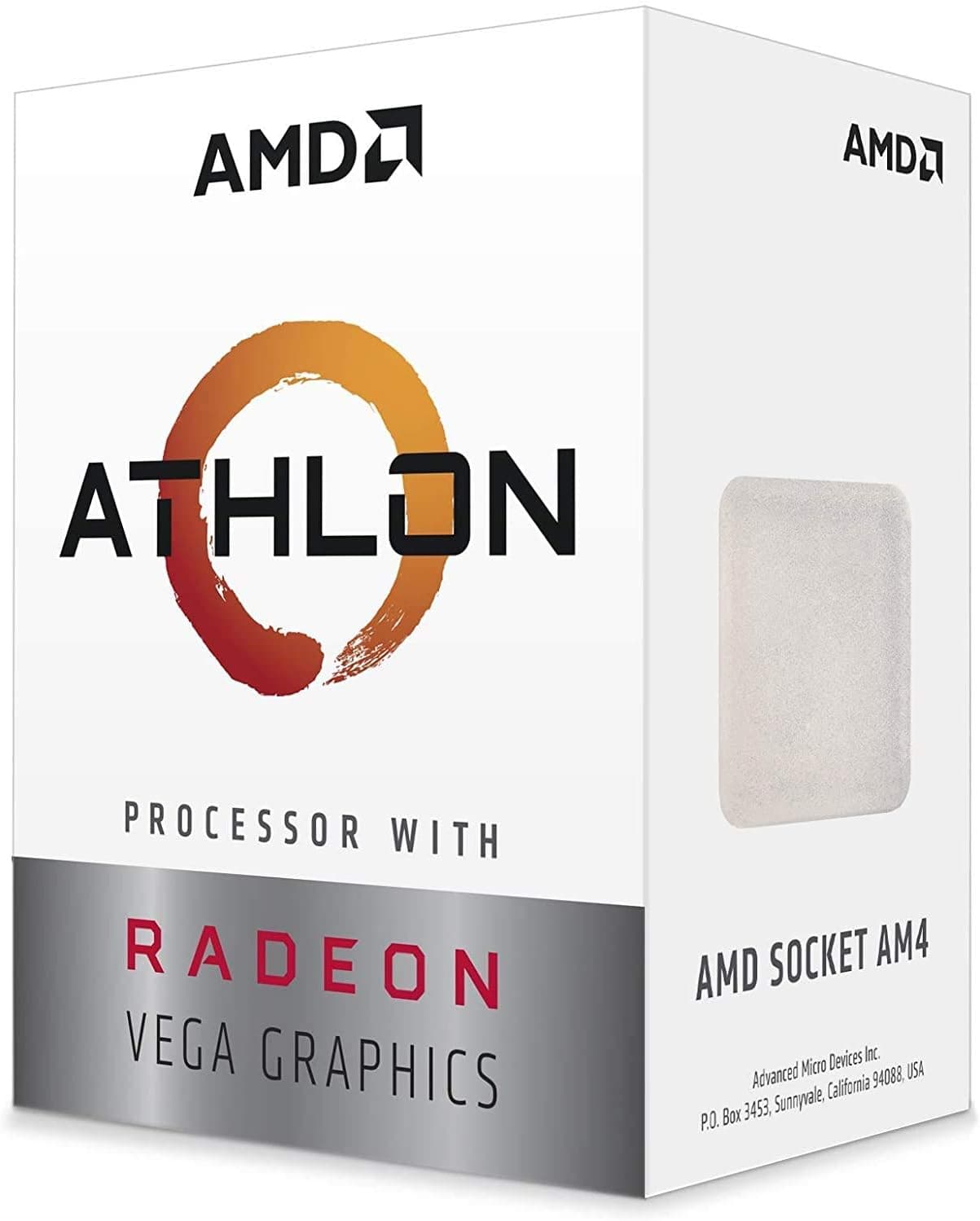 AMD Athlon 3000G Desktop Processor with Radeon Vega 3 Graphics