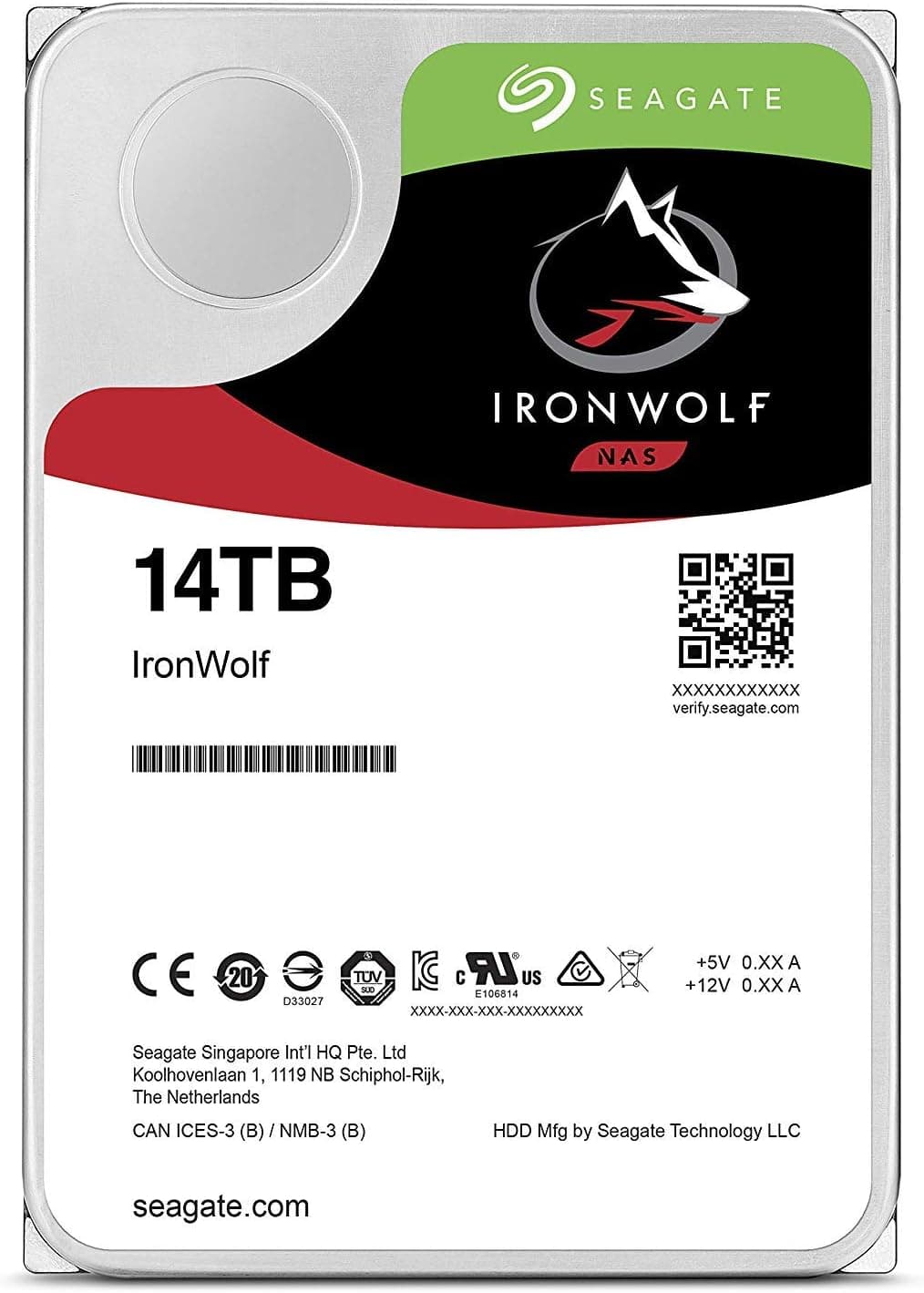 Seagate IronWolf Pro 14TB 内蔵ハードドライブ NAS 3.5インチ SATA 6GB