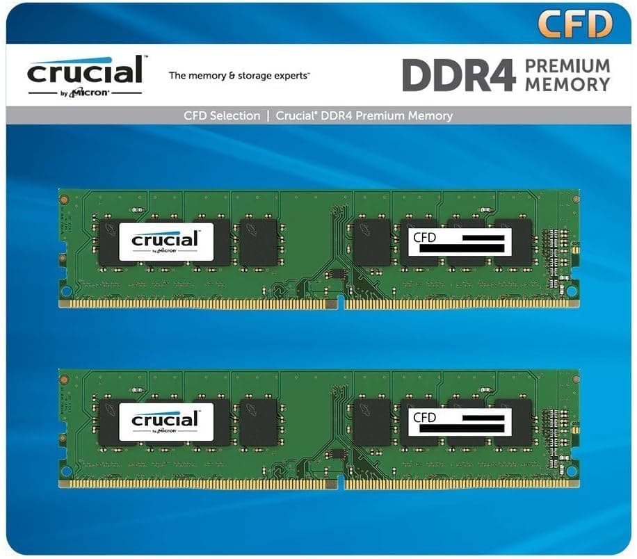 CFD販売 Crucial by Micron デスクトップPC用メモリ DDR4-3200 (PC4-25600) 16GBx2枚 288pin DIMM 無期限保証相性保証 W4U3200CM-16G