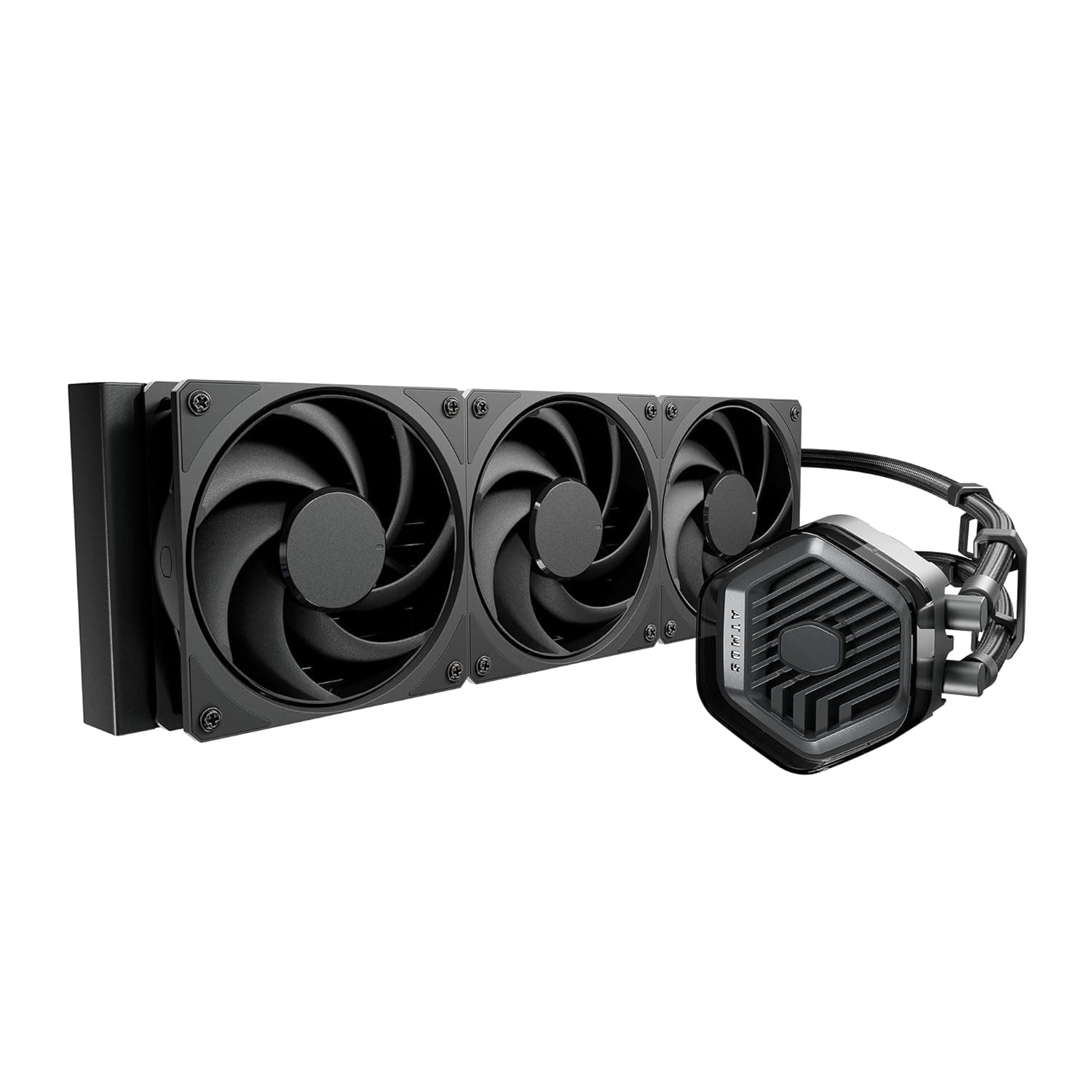 Cooler Master 360 Atmos Stealth 高性能クローズループ AIO 液体クーラー R9