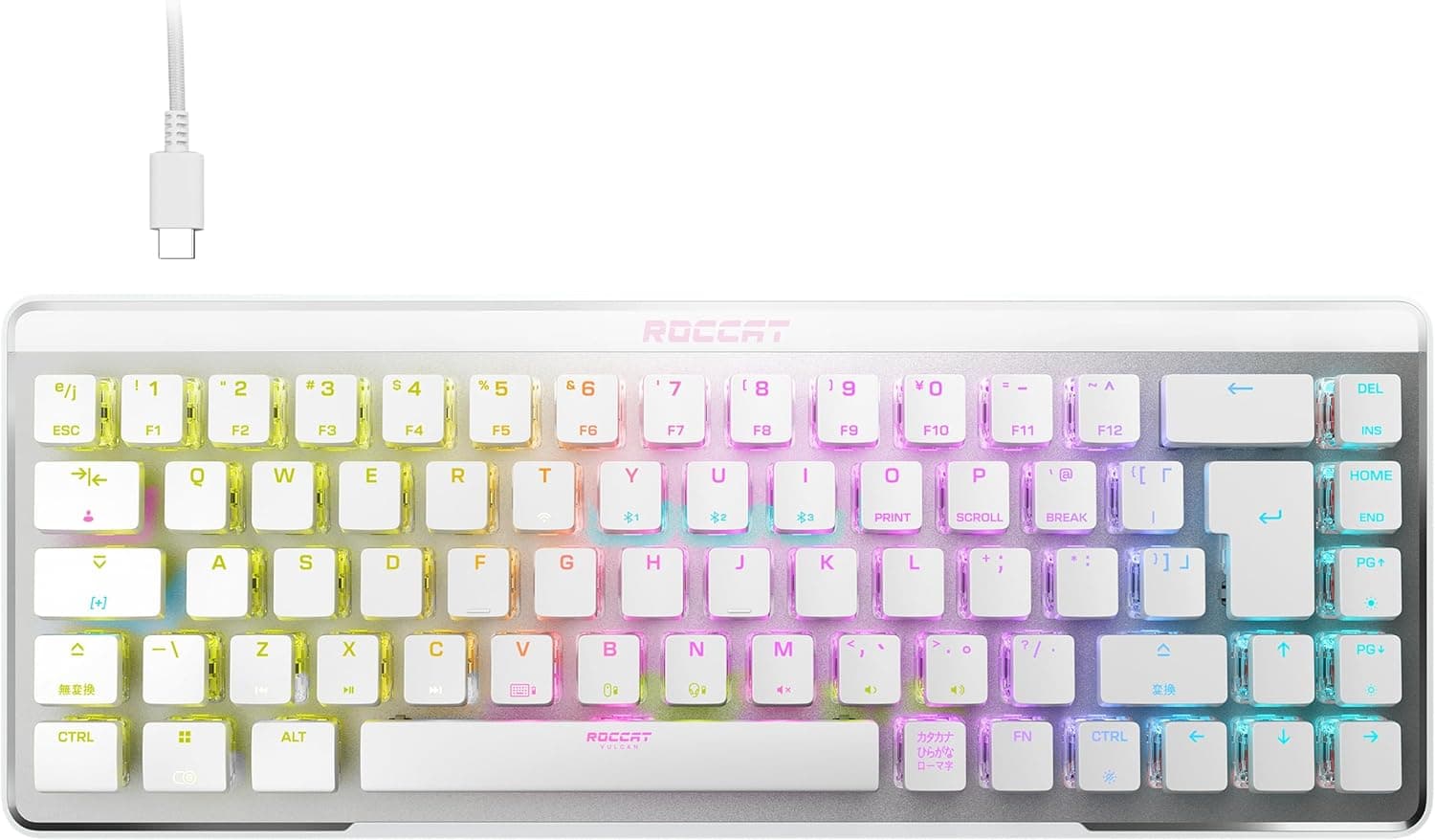 ROCCAT ゲーミングキーボード Vulcan II Mini Air 日本語配列(ISO) ワイヤレス 2.4GHz