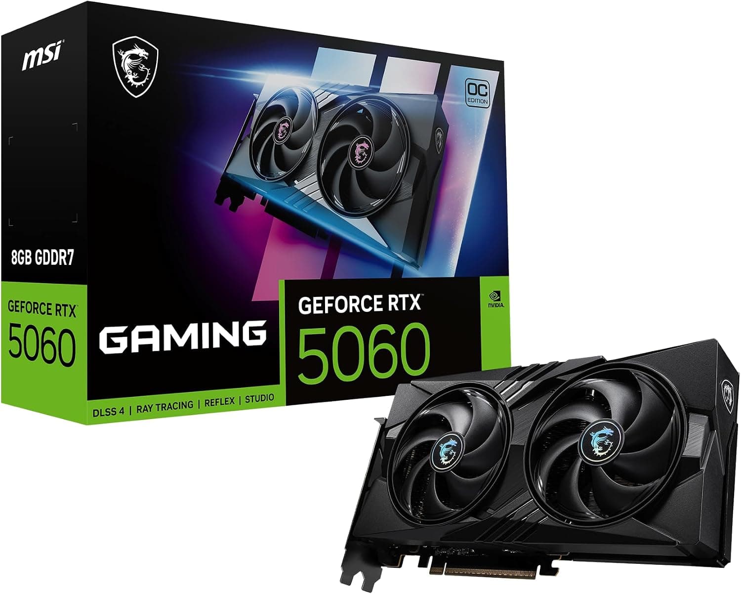 MSI Gaming RTX 5060 8G Gaming OC グラフィックスカード (8GB GDDR7