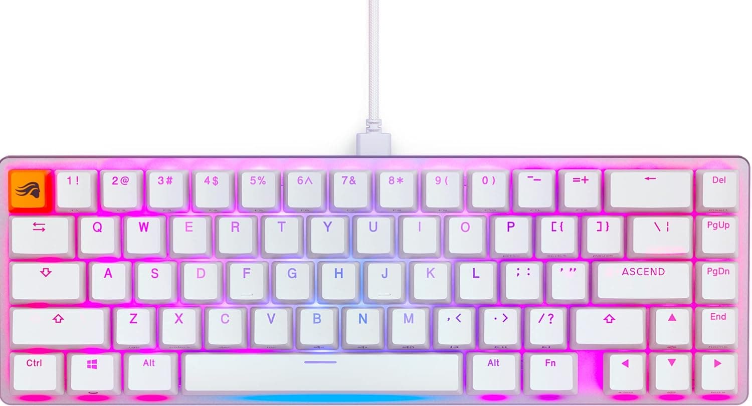 Glorious GMMK 2 65% (Pre-Built) - White メカニカルキーボード GLO-GMMK2-65-FOX-W KB628