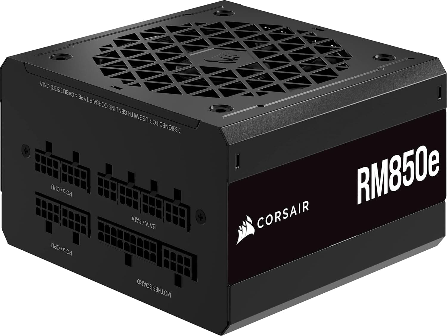 Corsair RM850e (2023) Fully Modular Low-Noise ATX Power Supply - ATX 3.0 & PCIe 5.0 Compliant - 105°C-Rated Capacitors - 80 Plus Gold Efficiency - Modern St