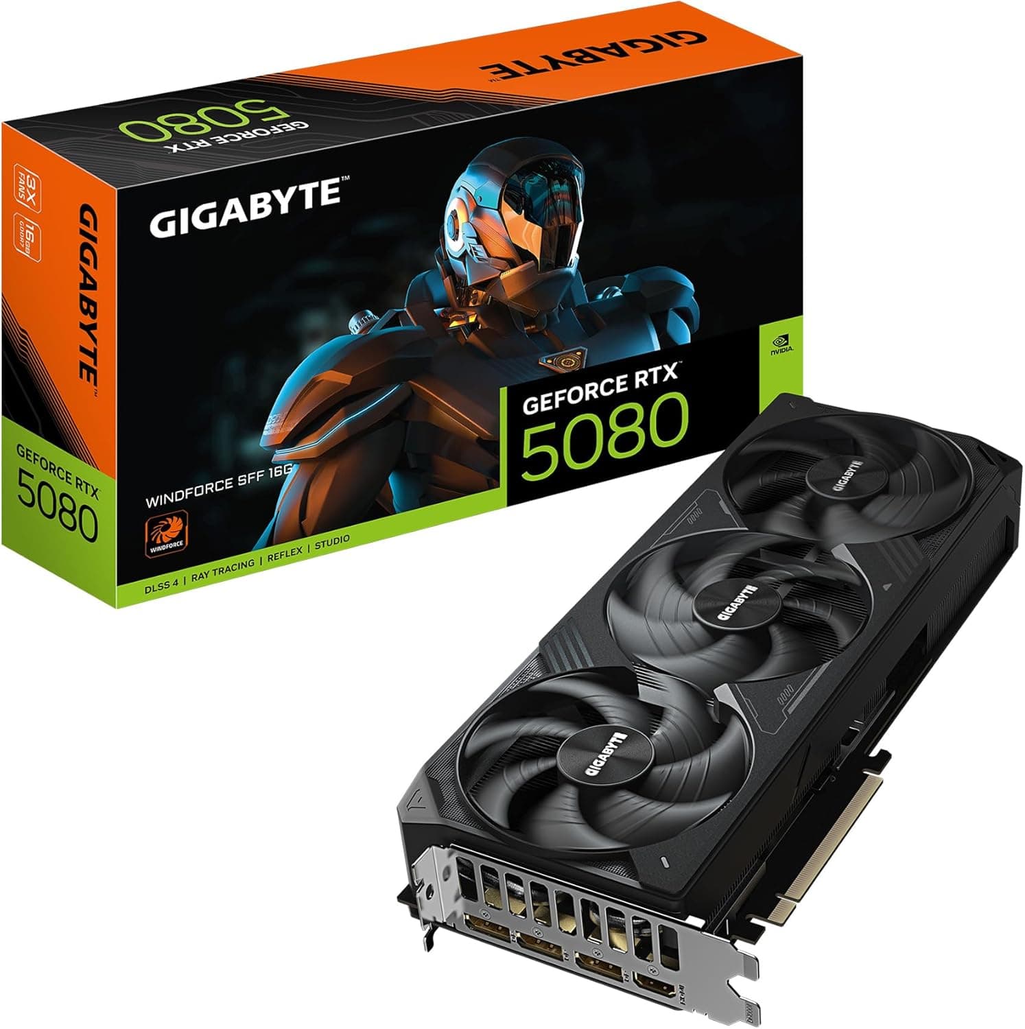 GIGABYTE GeForce RTX 5080 WINDFORCE SFF 16Gグラフィックスカード
