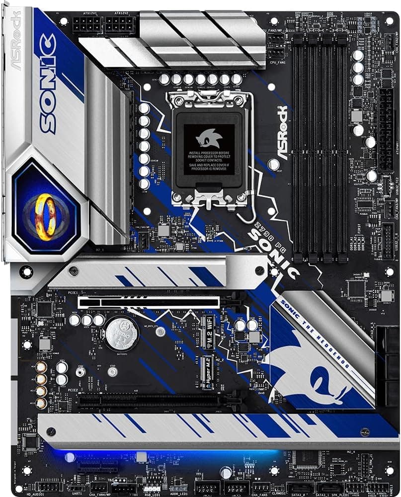 ASRock マザーボード Z790 PG SONIC Intel 第12世代 ・ 13世代 CPU ( LGA1700 )対応 Z790チップセット DDR5 ATX マザーボード 【国内正規代理店品】