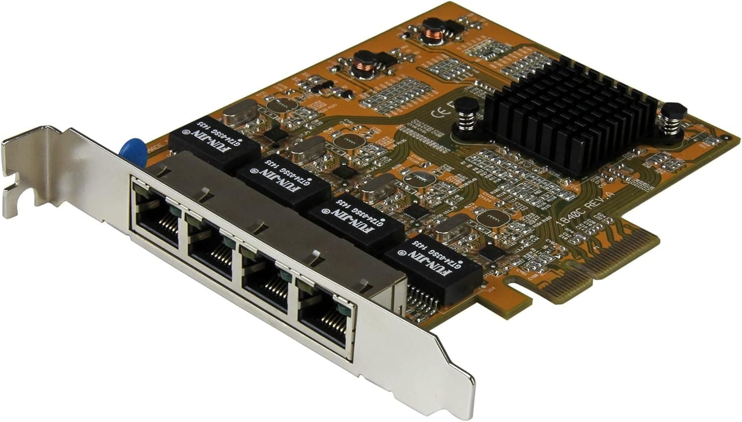 StarTech.com GbE 4ポート増設PCI Express対応ネットワークLANアダプタカード 4x Gigabit Ethernet拡張用PCIe NICカード ST1000SPEX43