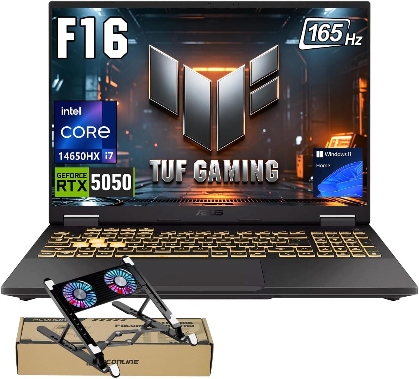 ASUS TUF F16 RTX 5050 VR-Readyゲーミングノートパソコン