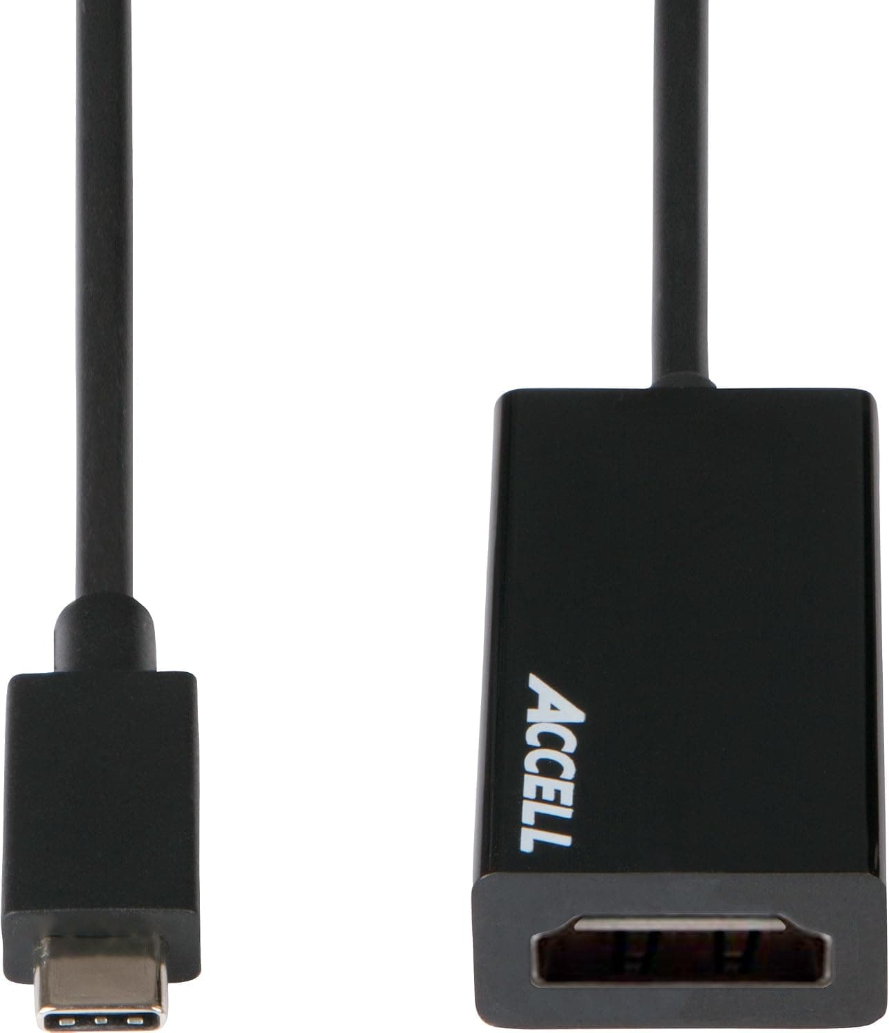 Accell USB-C - HDMIアダプター - USB 3.1 Type-C - HDMI 2.0 アクティブアダプター - 4K UHD @60Hz - Thunderbolt 3対応 DisplayPort Altモード対応