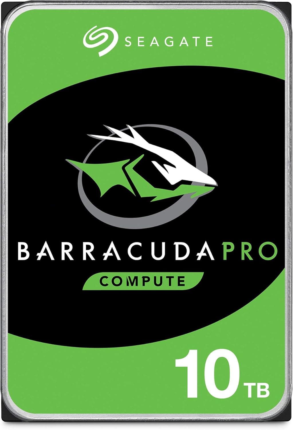 Seagate 10 TB BarraCuda Pro 3.5インチ内蔵ハードドライブ+ 2年間のレスキューデータ復旧(7200 RPM