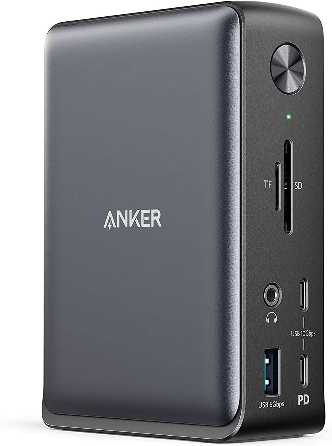 Anker PowerExpand 13-in-1 USB-C Dock ドッキングステーション 85W出力 4K対応 HDMIポート 1Gbps イーサネットポート 3.5mm オーディオジャック USB-A USB-Cポート microSD&SDカードスロット搭載