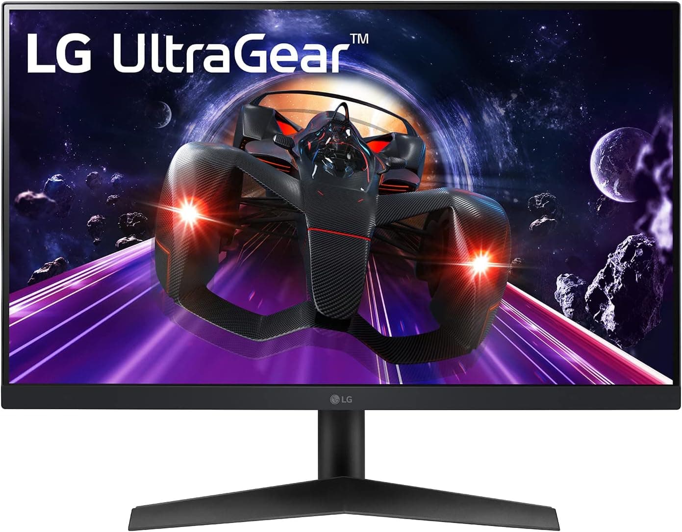 LG Ultragear 24GN60R-B 24インチ ゲーミングモニター IPSディスプレイ付き 1ms GtG 144Hz HDR10 AMD FreeSync Premium ブラック
