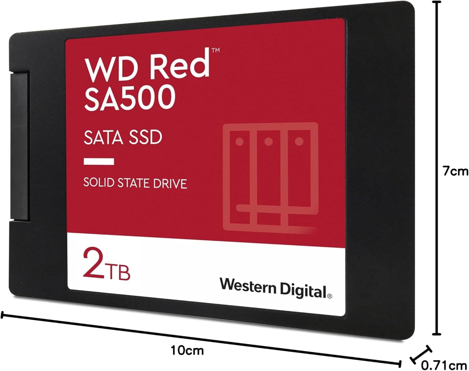 WD Red SA500 NAS用 SSD 2TB 高信頼性