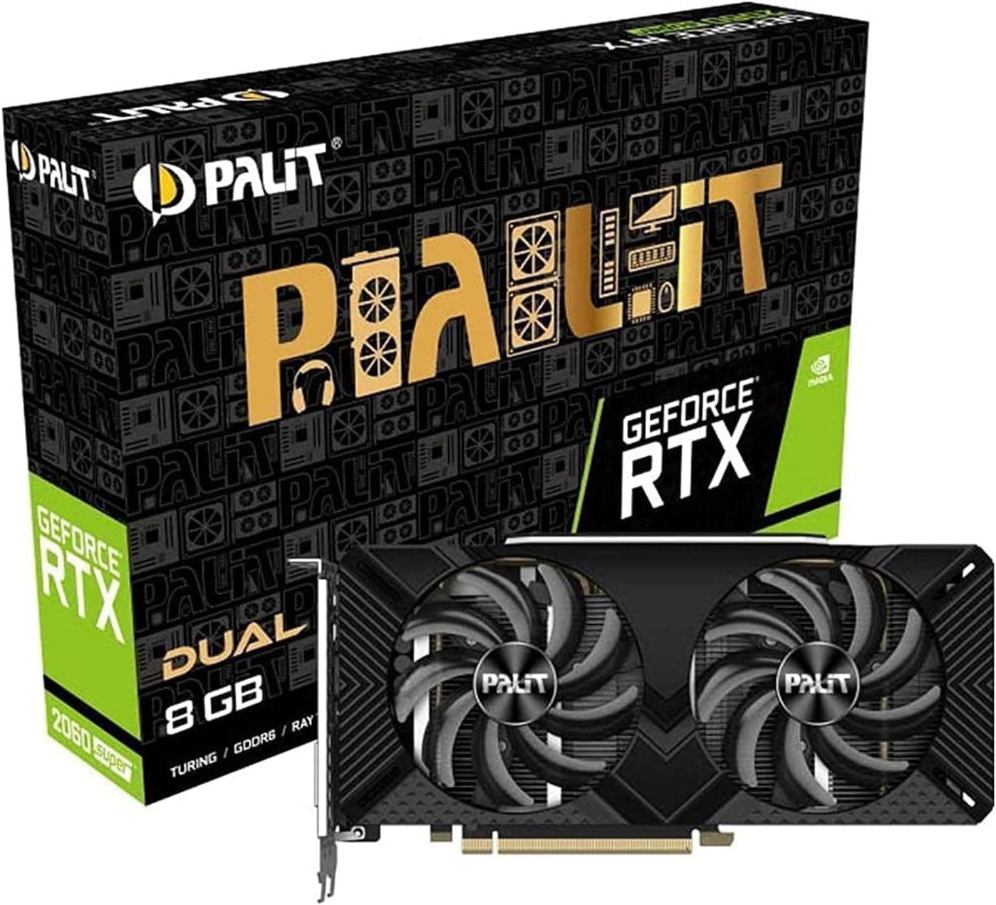 Palit GeForce RTX 2060 SUPER Dual 8GB グラフィックスカード