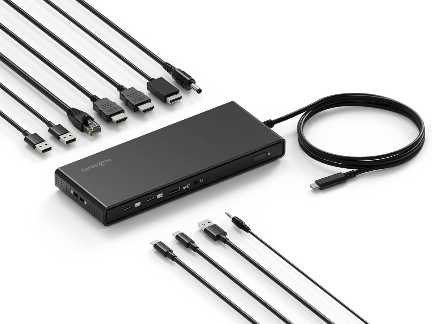 Kensington SD4842P 10イン1 USB-C トリプルビデオHD (1080p @ 120Hz) ドッキングステーション最大100Wの電力供給 5 x プラグアンドチャージ USBポート