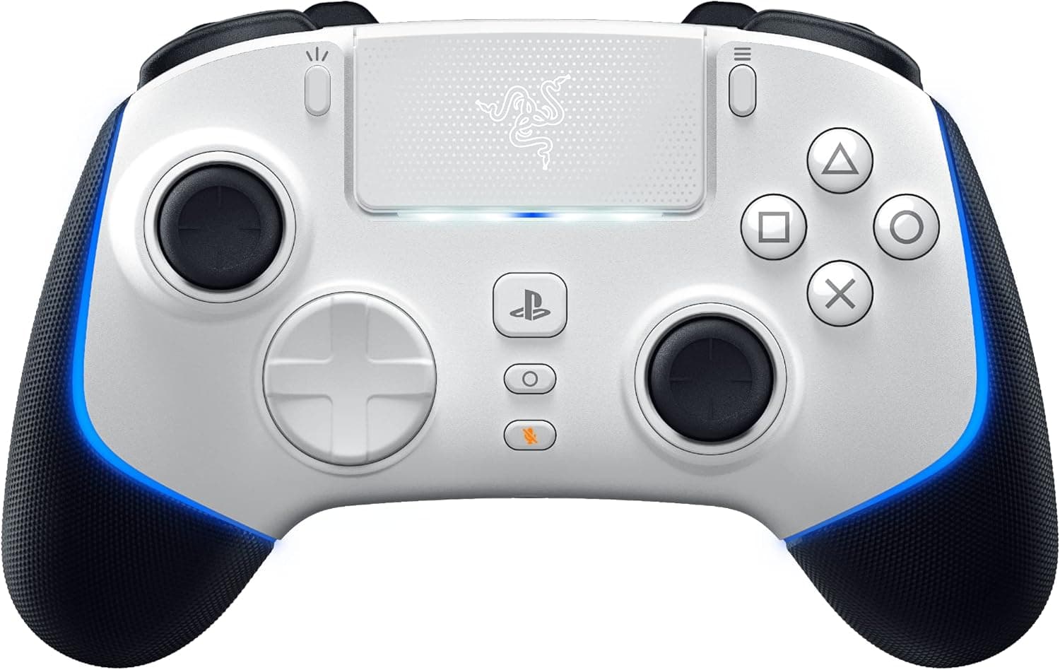 【PlayStation公式ライセンス商品】 Razer レイザー Wolverine V2 Pro White Edition ワイヤレスコントローラー プレイステーション PS5&PC対応 HyperSpeed Wireless 8方向マイクロスイッチ方向キー 6つのマルチファンクションボタン Chr