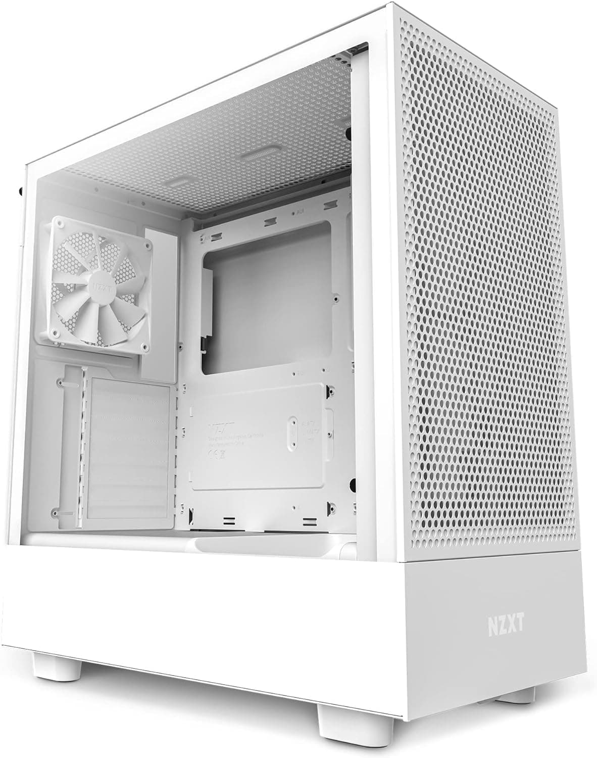 NZXT H5 Flow ミドルタワーケース [ White ] CC-H51FW-01