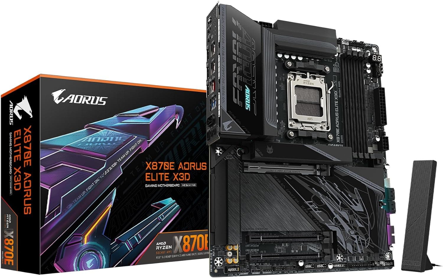 GIGABYTE X870E AORUS Elite X3D AMD AM5 LGA 1718 ATX マザーボード