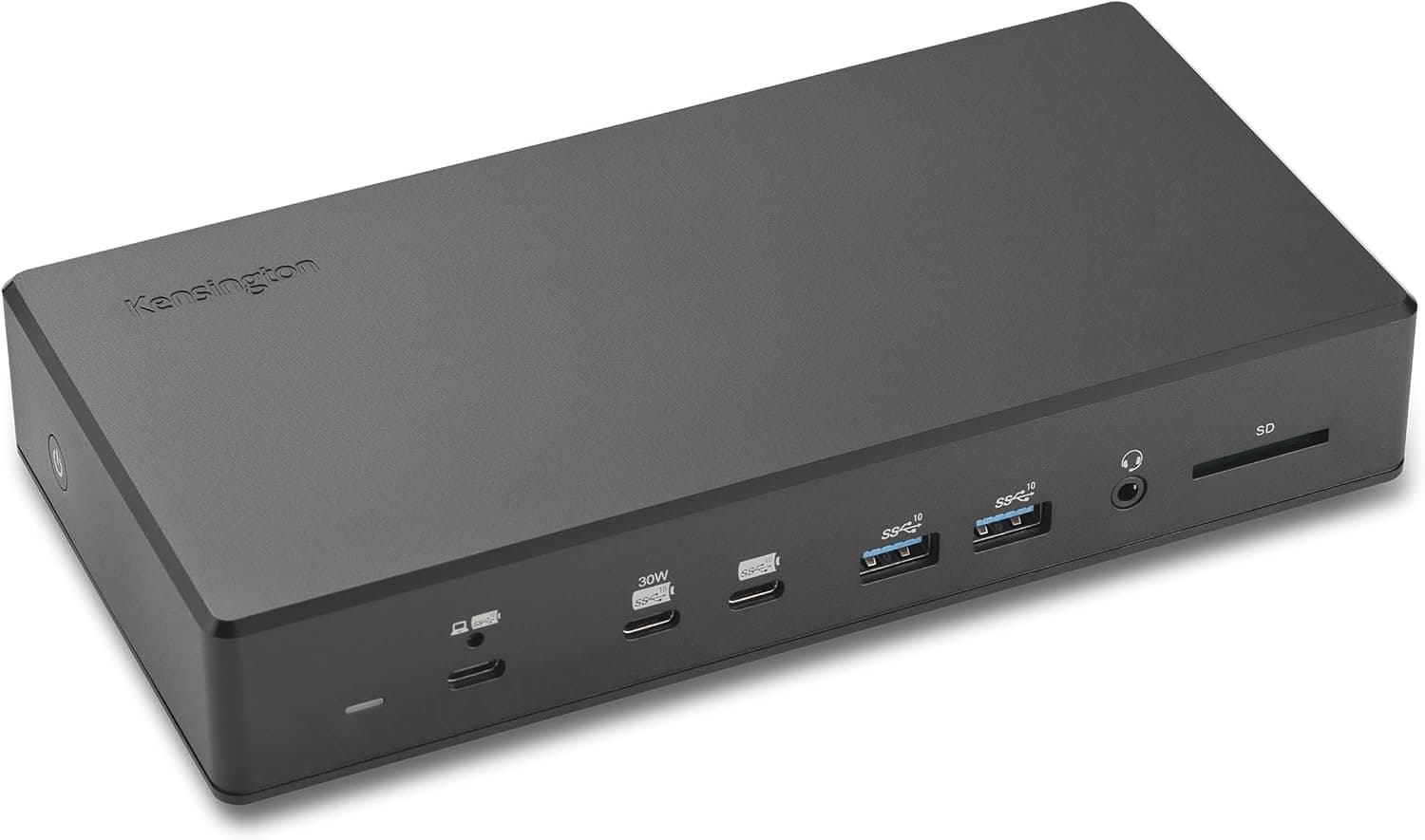Kensington SD4880P USB-C 4K クアッドモニター ドッキングステーション USB-A 6個 & USB-C 4個 2Gbps イーサネット 100W PD オーディオジャック DisplayPort 2x HDMI SDカードリーダー Windowsノートパソコン用 (K34113NA)