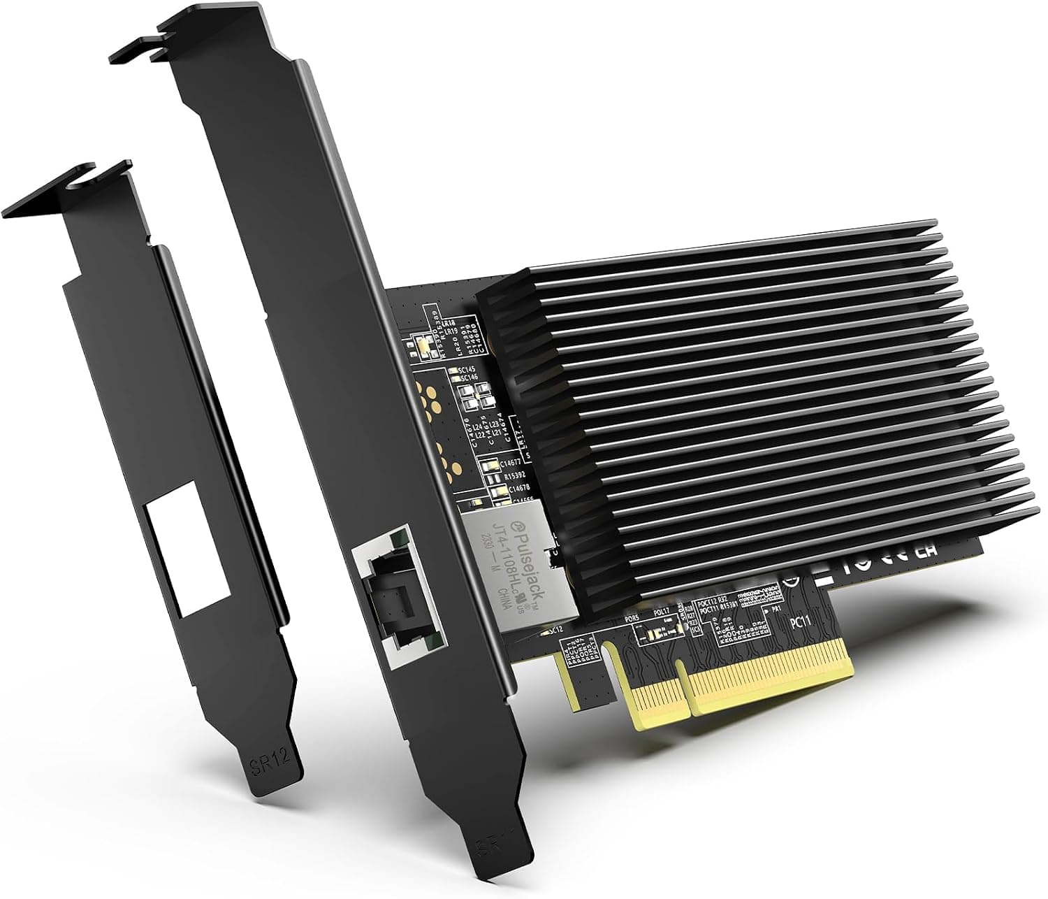 10G PCI-E ネットワークカード + 銅 RJ45ポート 10G NIC Intel X540-T1 Conrtoller VIMIN 10Gb Base-T イーサネットネットワークカード PCI Express X8 X16対応 Windows