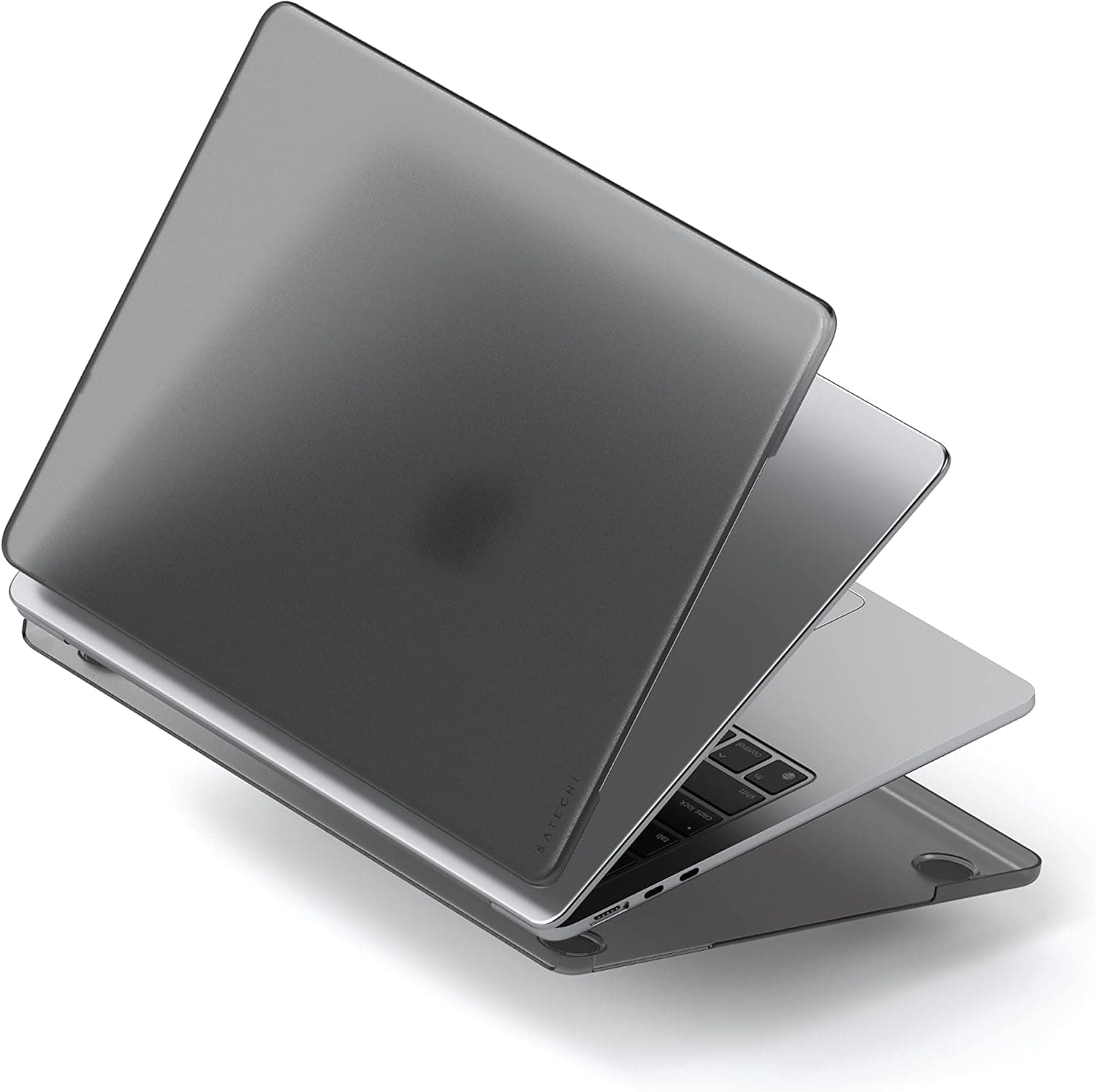 Satechi エコハードシェルケース MacBook Air 13インチ用スリム軽量ハブ対応デザイン (M2 2022