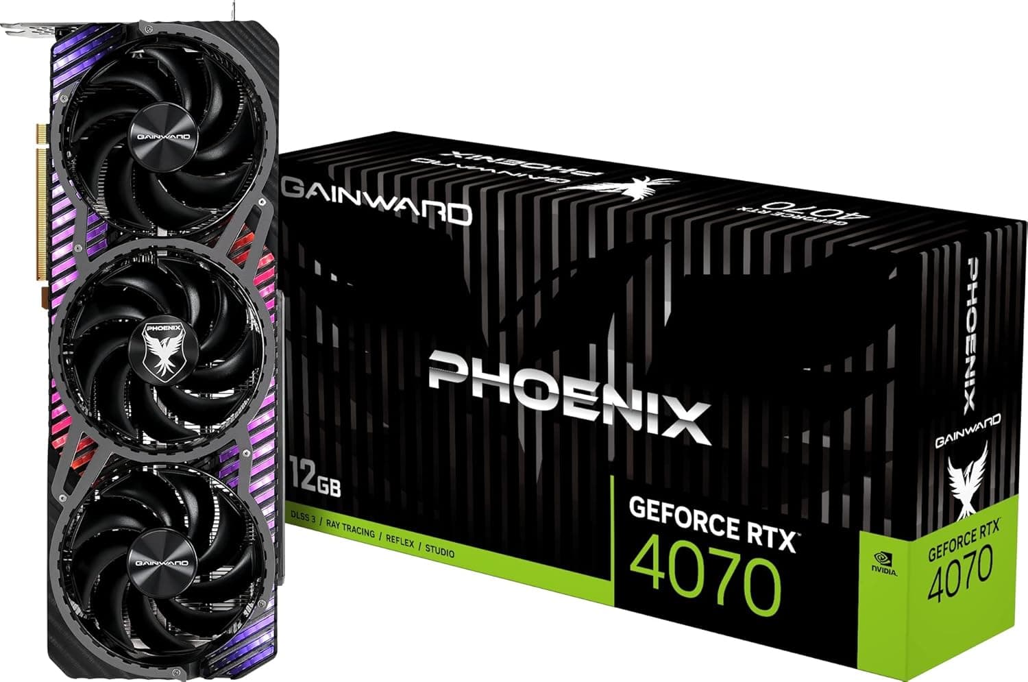 GAINWARD RTX4070 PHOENIX 12GB グラフィックスボード NED4070H19K9-1043X-G VD8473