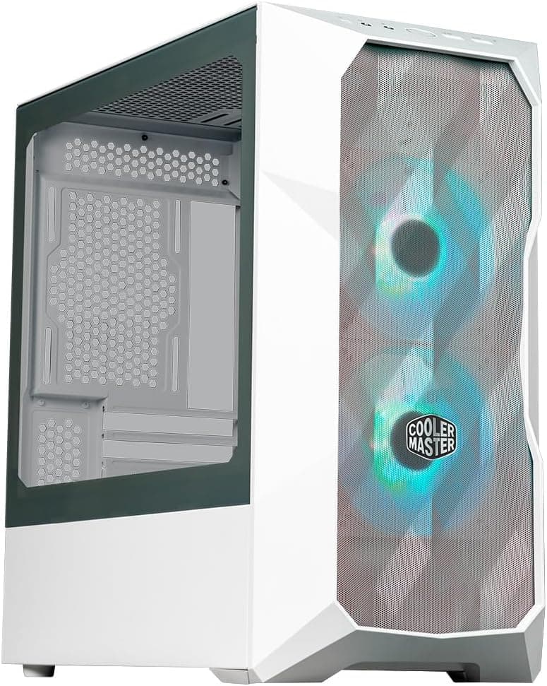 Cooler Master TD300 Mesh ミニタワーPCケース TD300-WGNN-S00 ホワイト CS8326