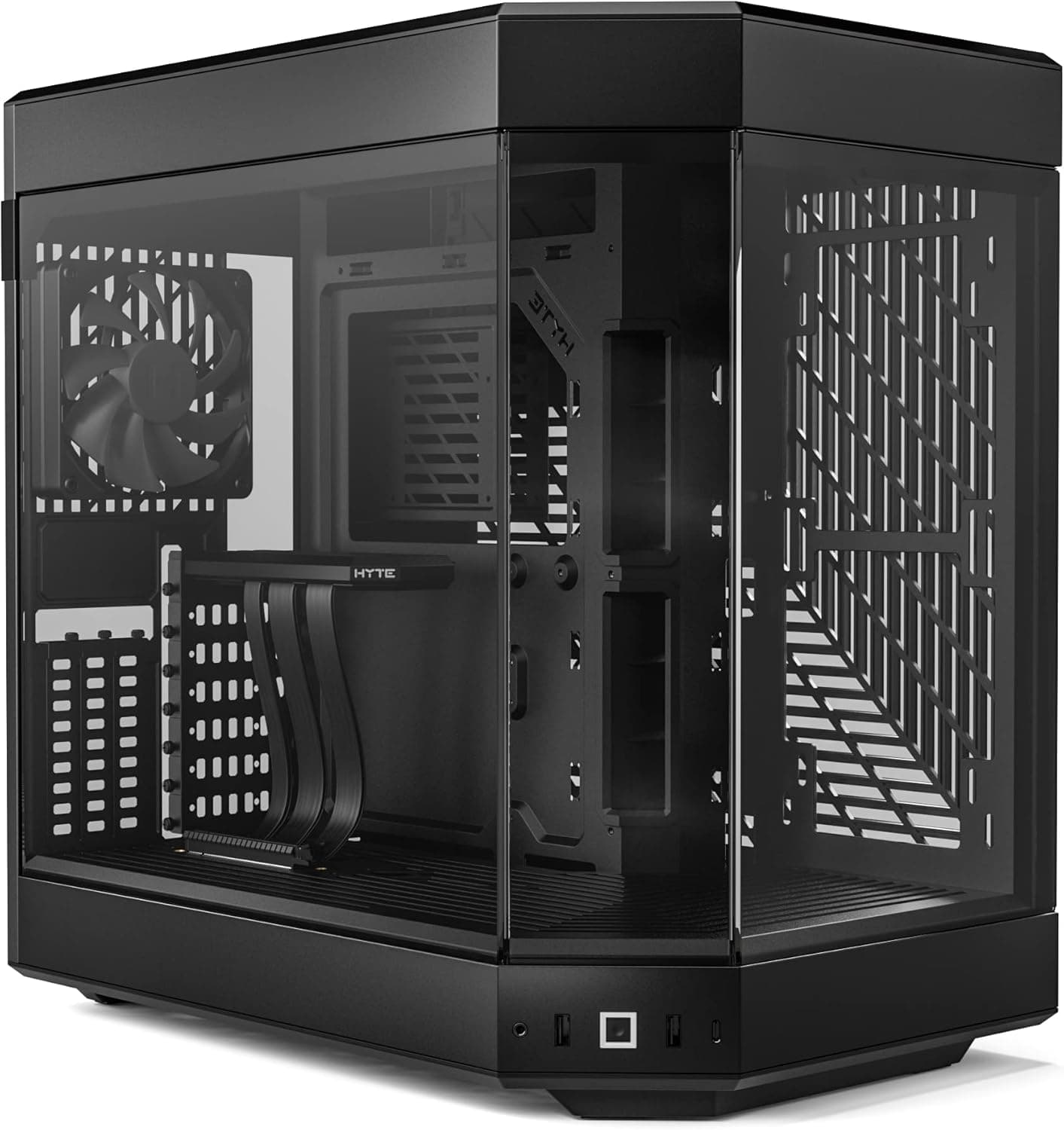 HYTE Y60 ブラック [E-ATX ピラーレス式パノラマガラス搭載 PCケース]