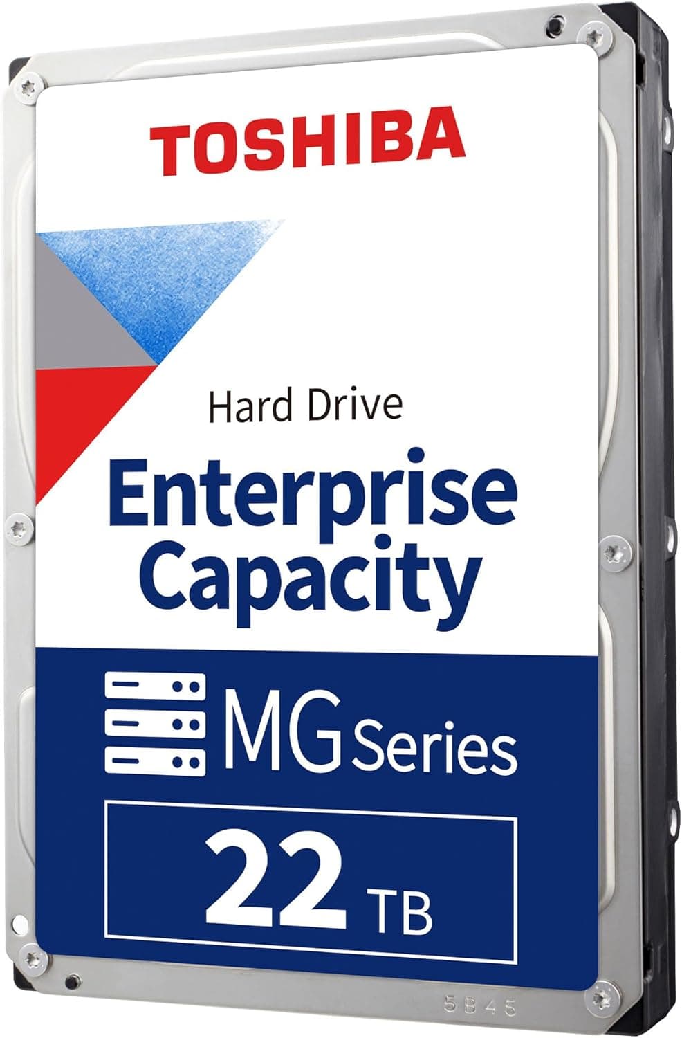 Toshiba 22TB エンタープライズ内蔵ハードドライブ – MGシリーズ 3.5インチ SATA HDD サーバー ストレージ 24時間365日稼働ハイパースケールクラウド用 (MG10AFA22TE)